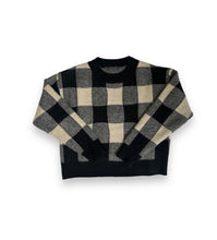 画像をギャラリービューアに読み込む, Plaid cropped knit
