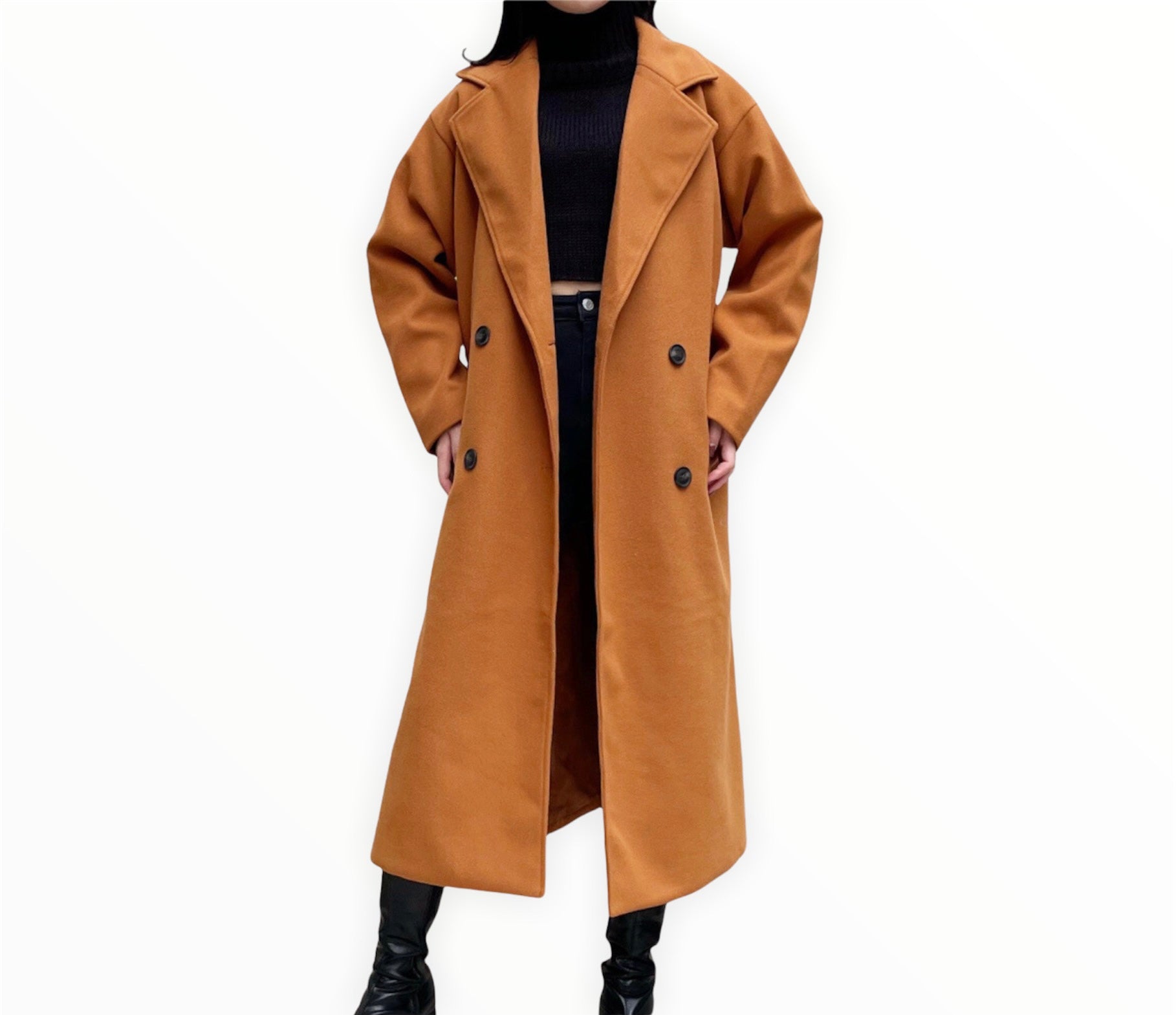 fake wool chester coat – loleolu's