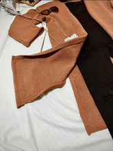 画像をギャラリービューアに読み込む, long knit cardigan ［brown］
